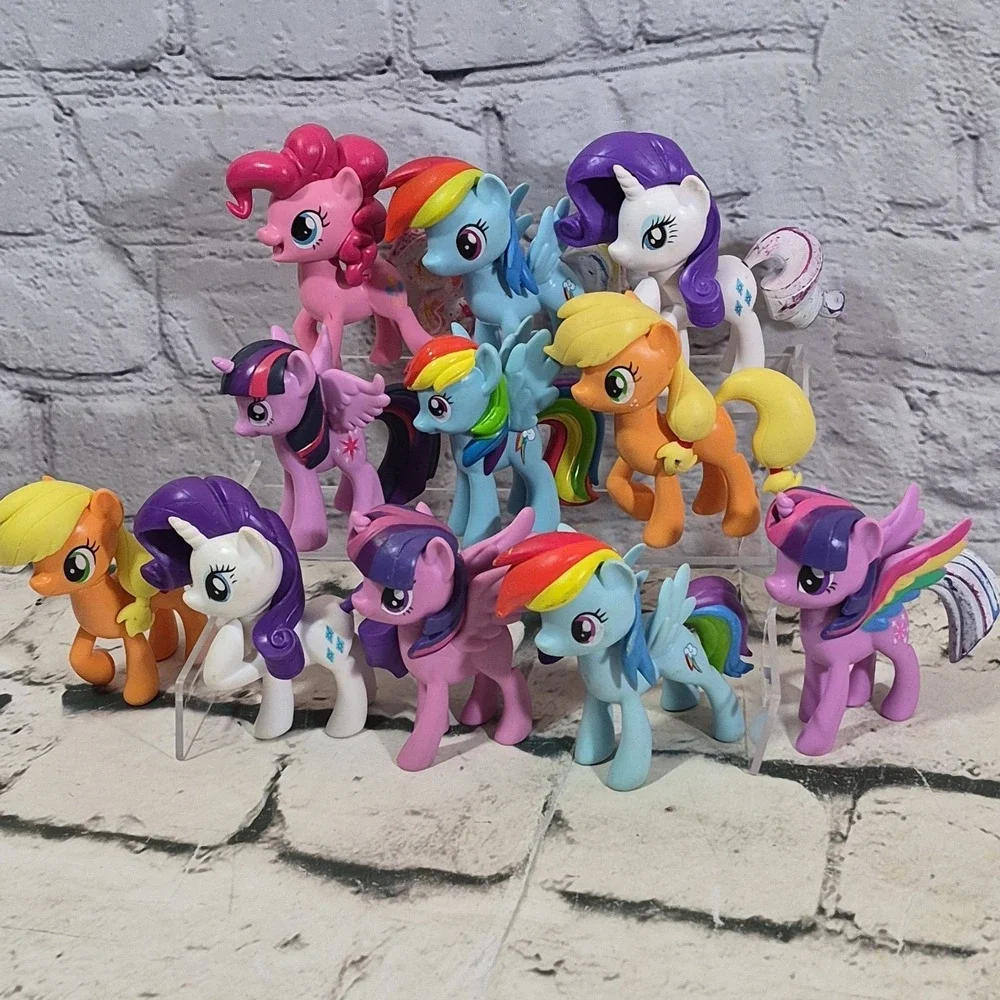 My Little Pony MLP FIM Rainbow Tail Surprise Lot 11 W/ Duplicates Pinkie Rarity‎